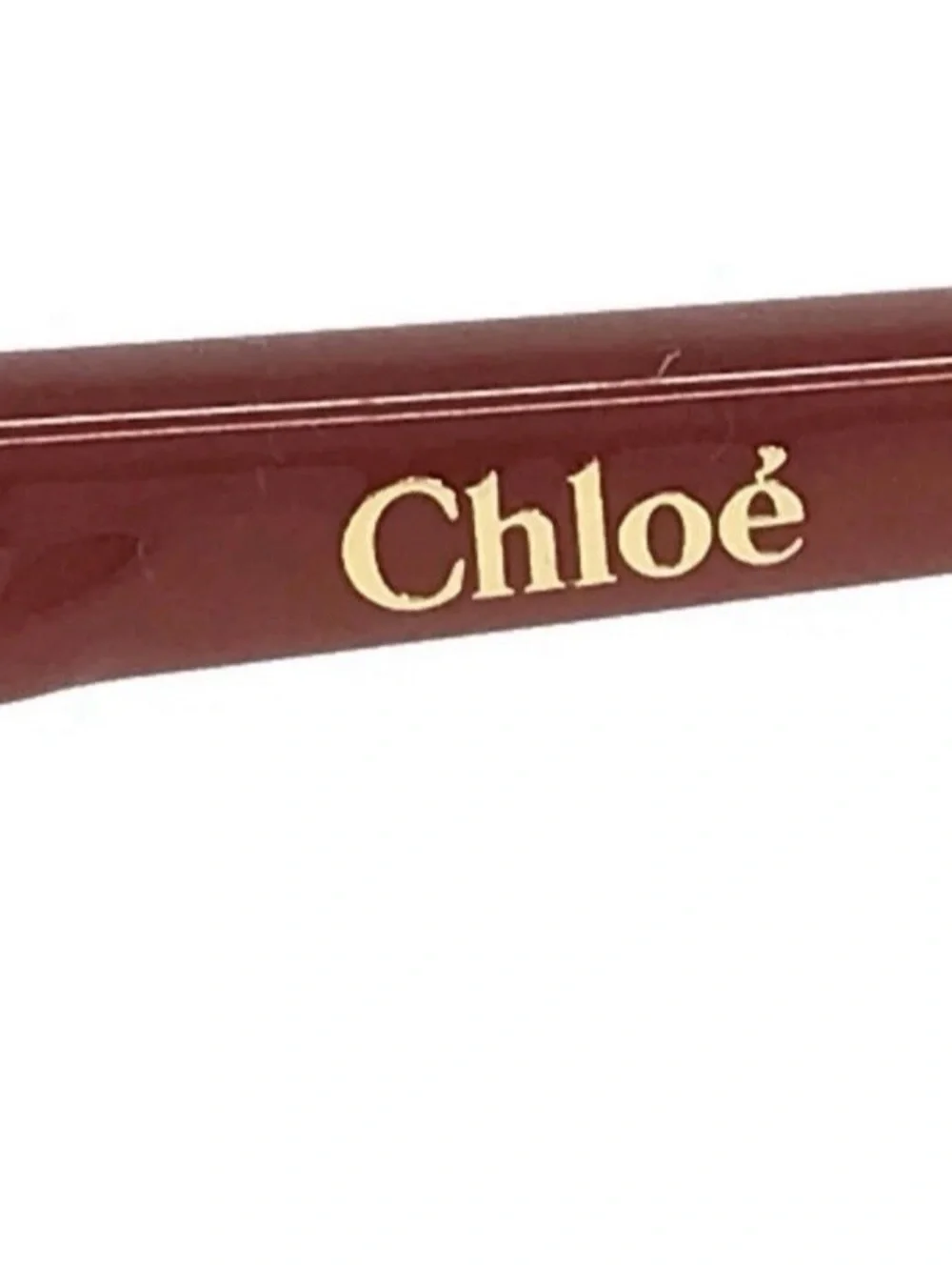 Chloé Eyeglass Frames CH0004O 002 Red Orange Butterfly 52-16-140 cottagecore